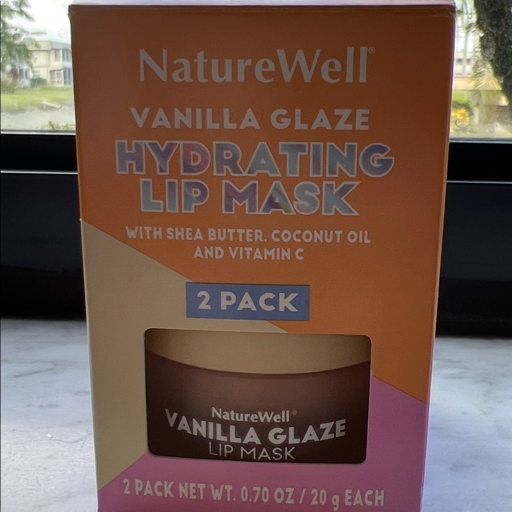 NATURE WELL VANILLA GLAZE HYDRATING 2Pk LIP MASK